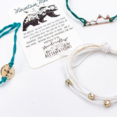 ”Mountain Mover” Handmade Bracelet Set-Handcrafted Affirmations