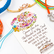 "Jesus Is The Anchor To My Soul” Handmade Bracelet Set-Handcrafted Affirmations