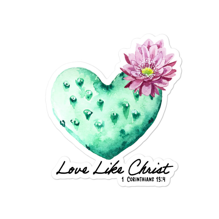 Love Like Christ Bubble-free stickers