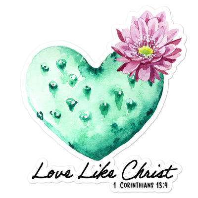 Love Like Christ Bubble-free stickers